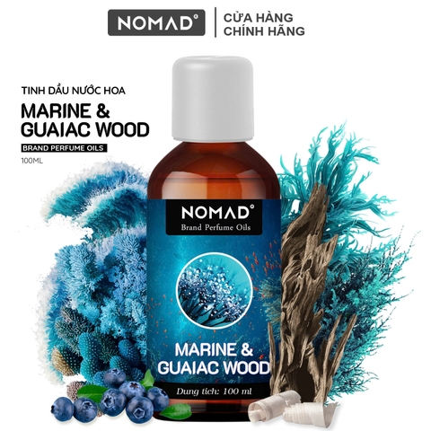 Tinh Dầu Nước Hoa Cô Đặc Nomad Brand Perfume Oils - Marine & Guaiac Wood