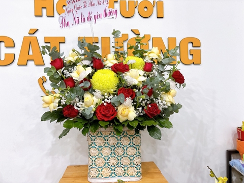Bó Hồng Sắc màu - BHTC8