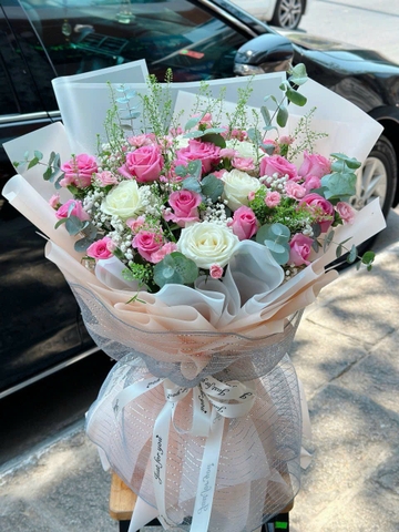 Bó Hồng Sắc màu - BHM2