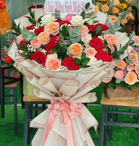 Bó Hồng Sắc màu - BHM3