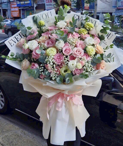 Bó Hồng Sắc màu - BHTC1