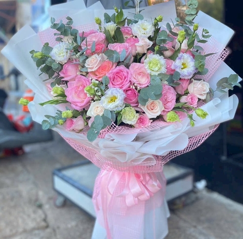 Bó Hồng Sắc màu - BHTC2