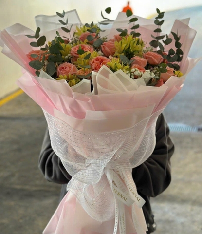 Bó Hồng Sắc màu - BHTC3
