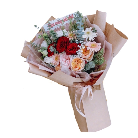 Bó Hồng Sắc màu - BHTC4