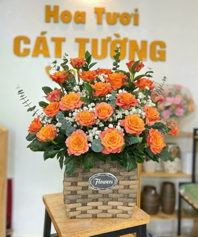 Lẵng Hồng (Cam) - LHC3