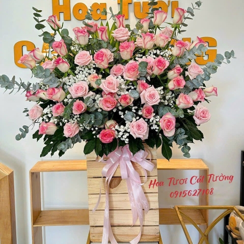 Lẵng Hồng (Hồng) - LHH8