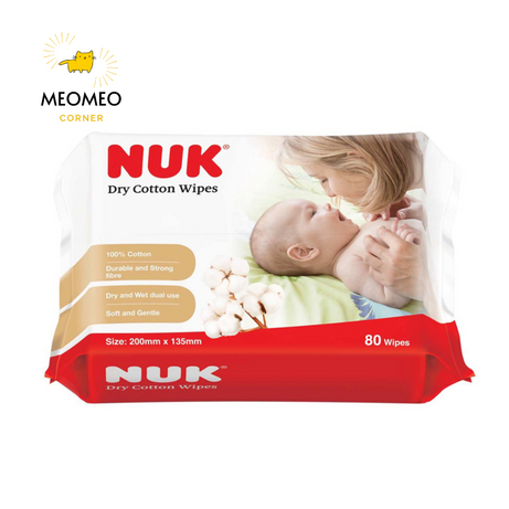 Khăn vải khô đa năng NUK 80 tờ