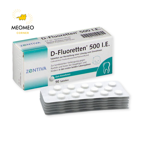 Viên Vitamin D Fluoretten 500 I.E của Đức