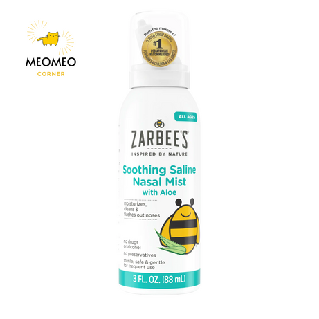 Xịt mũi lô hội Zarbee cho bé của Mỹ 88ml