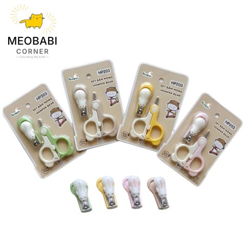Bộ bấm móng cho bé Honper Bear HP203
