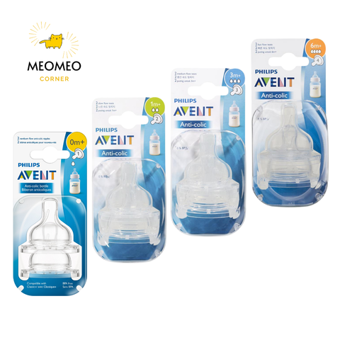 Núm ti thay thế bình sữa Avent Classic