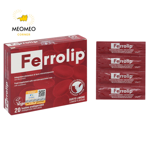 Sắt Ferrolip cho mẹ bầu và người thiếu máu