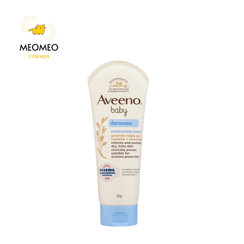 Kem dưỡng ẩm da chàm Aveeno baby Dermexa 206g cho bé của Úc