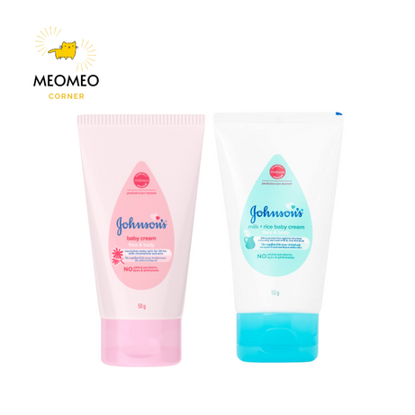 Kem dưỡng da Johnson's chống nẻ Baby Cream cho da bé luôn sạch, mịn màng (50g)