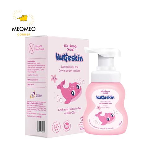 Sữa tắm gội cho bé Kutieskin 200ml