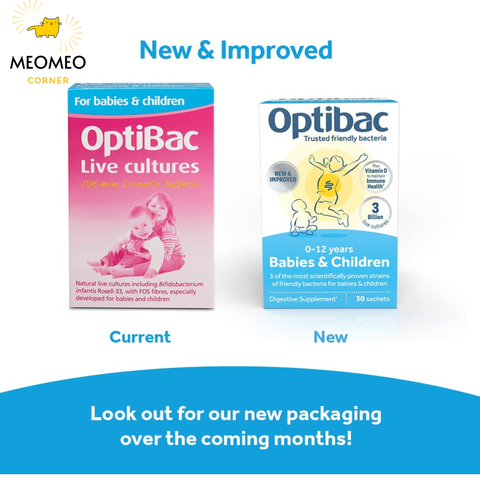 Men vi sinh Optibac cho bà bầu và trẻ em