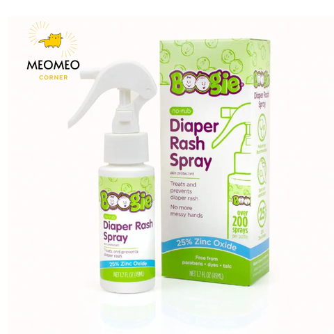 Xịt Hăm Tã Boogie Bottoms Diaper Rash Spray Mỹ 49ml