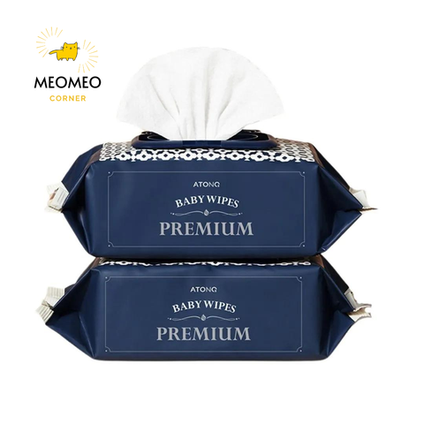 Khăn giấy ướt Atono2 Hàn Quốc an toàn cho bé (70 tờ/gói)
