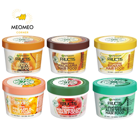 Kem ủ tóc đa công dụng Garnier Fructis Hair Food 390ml