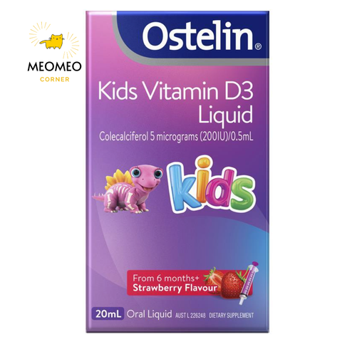 Ostelin Vitamin D3 Liquid cho bé của Úc 20ml