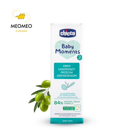 Kem ngừa hăm làm dịu và dưỡng da Chicco Nappy Cream dành cho bé từ sơ sinh 100ml