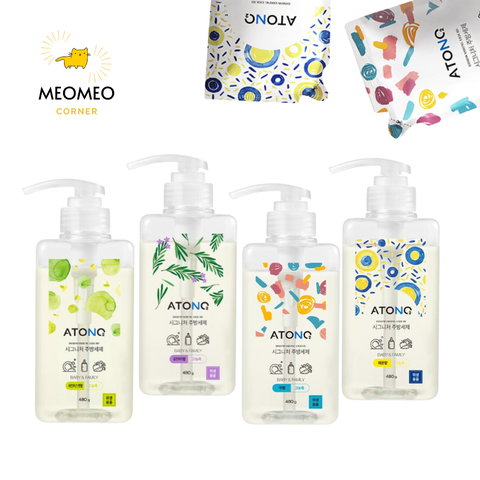 Nước rửa bình sữa thuần chay đậm đặc ATONO2 của Hàn Quốc