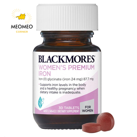 Viên sắt Blackmores Iron sắt bầu của Úc