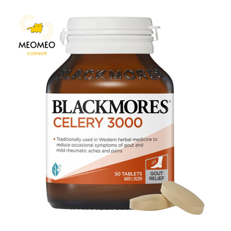 Viên uống hỗ trợ bệnh Gout Blackmores Celery 3000mg 50 viên