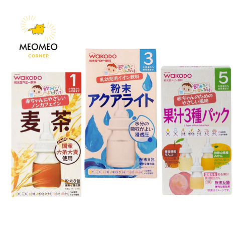 Trà Wakodo Nhật Bản cho bé từ 3 tháng tuổi hộp 8 gói