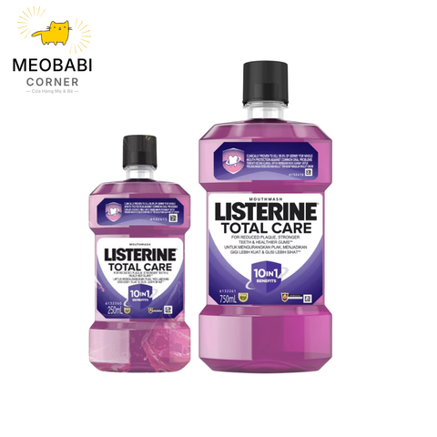 Nước Súc Miệng Diệt Khuẩn LISTERINE® TOTAL CARE