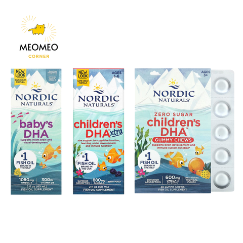 DHA Omega-3 Nordic Naturals Mỹ cho bé