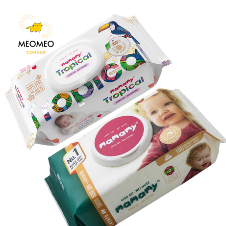 Khăn giấy ướt không mùi Mamamy ngừa hăm cho bé
