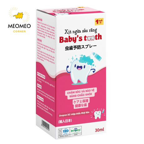 Xịt chống sâu răng cho bé Baby's Tooth