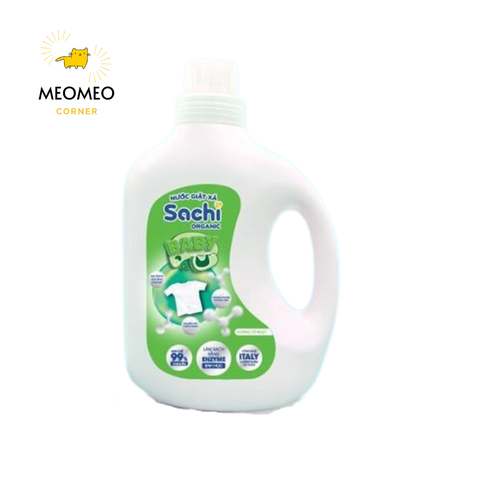 Nước giặt xả Sachi Organic Cho Bé hương Cỏ Ngọt