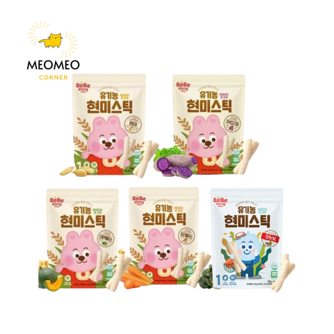 Bánh gạo ăn dặm hình que Bebedang cho bé từ 6 tháng