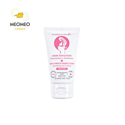 Kem ngăn ngừa rạn da trước và sau sinh Mammacoccole ANTI-STRETCH MARKS CREAM PRE&POST 30ml