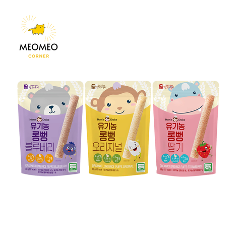 Bánh gạo lứt ăn dặm Mom's Choice dạng thanh cho bé từ 6m+ 30g