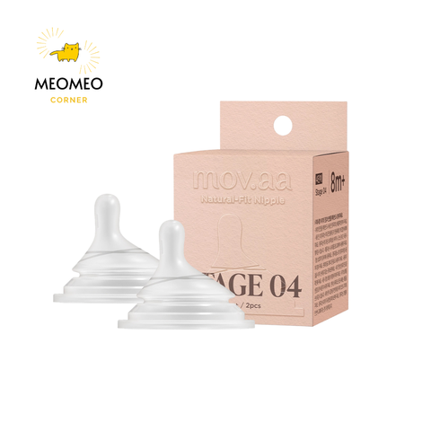 Núm ti thay thế bình sữa Moyuum Mov.aa Movaa