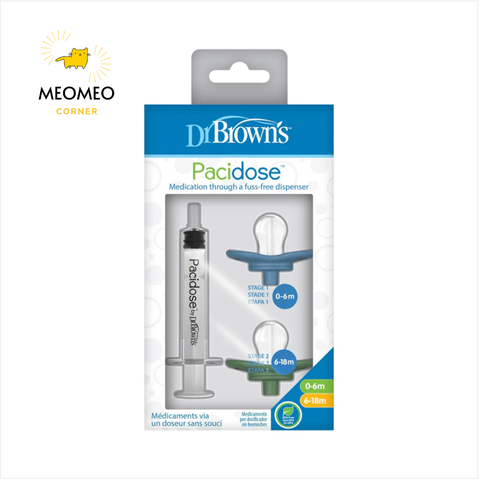 Bộ dụng cụ uống thuốc Dr.Brown's cho bé sơ sinh Pacidose