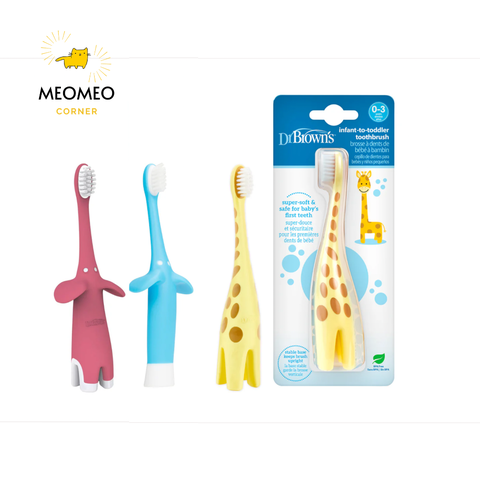 Bàn chải đánh răng Dr.Brown's cho bé