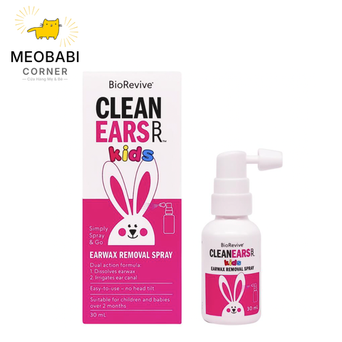 Xịt tan ráy tai cho bé Cleanears Baby 30ml