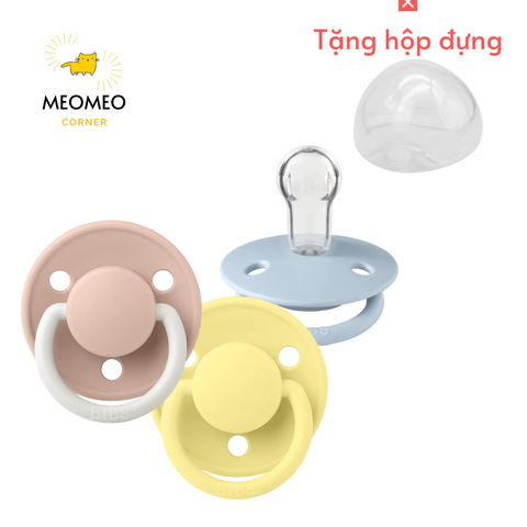 Ti giả BIBS sản xuất tại Đan Mạch BIB DeLux Silicone núm tròn