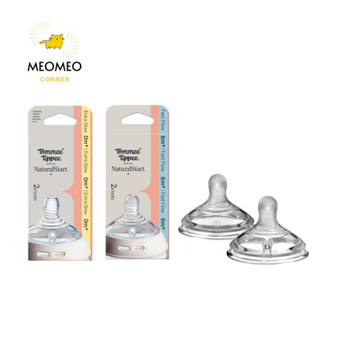Núm ty thay thế bình sữa Tommee Tippee Natural Start