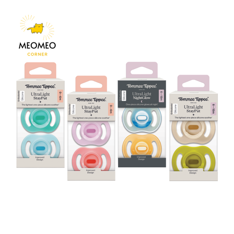 Ty Ngậm Silicon Siêu Nhẹ Cho Bé Tommee Tippee Ultra Light