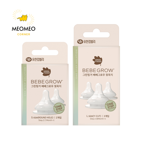 Núm ti thay thế bình sữa Greenfinger BebeGrow Green Finger