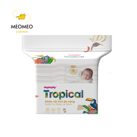 Khăn khô đa năng Mamamy Tropical túi 160 tờ