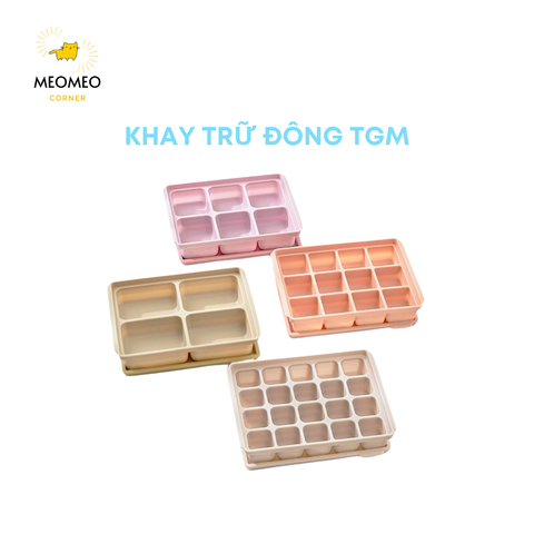 Khay Trữ Đông TGM Silicone Multi Cube Hàn Quốc Bảo Quản Đồ Ăn Dặm Cho Bé