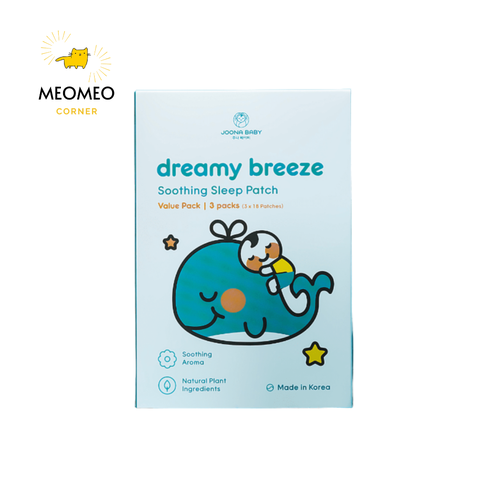 Hộp miếng dán ngủ ngon cho bé Joona Baby Dreamy Breeze+ 54 miếng