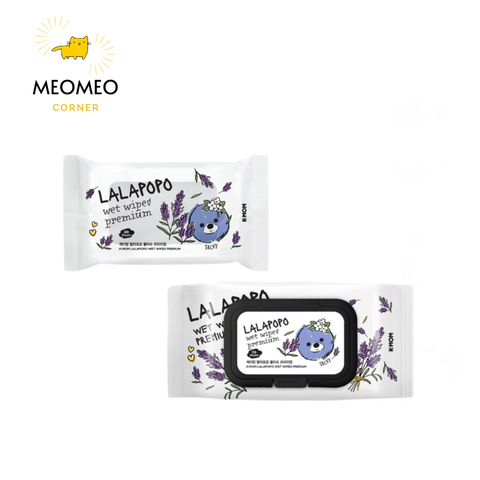 Khăn ướt thuần chay vân nổi cao cấp K mom Lalapopo