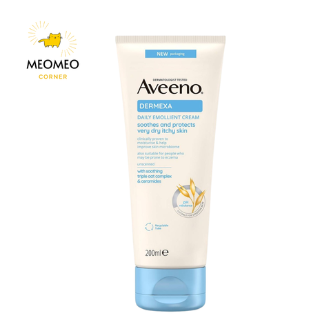 Kem dưỡng ẩm dành cho da chàm NGƯỜI LỚN Aveeno Dermexa Eczema 200ml
